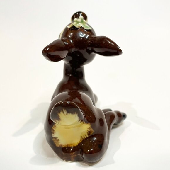 Vintage 1960's Napco Deer Reindeer Figurine Ceramic S185 6" x 4" - Picture 3 of 8